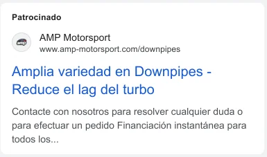 Anuncio de búsqueda de AMP Motorsport
