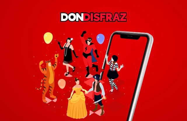 Creatividad de campaña de Don Disfraz
