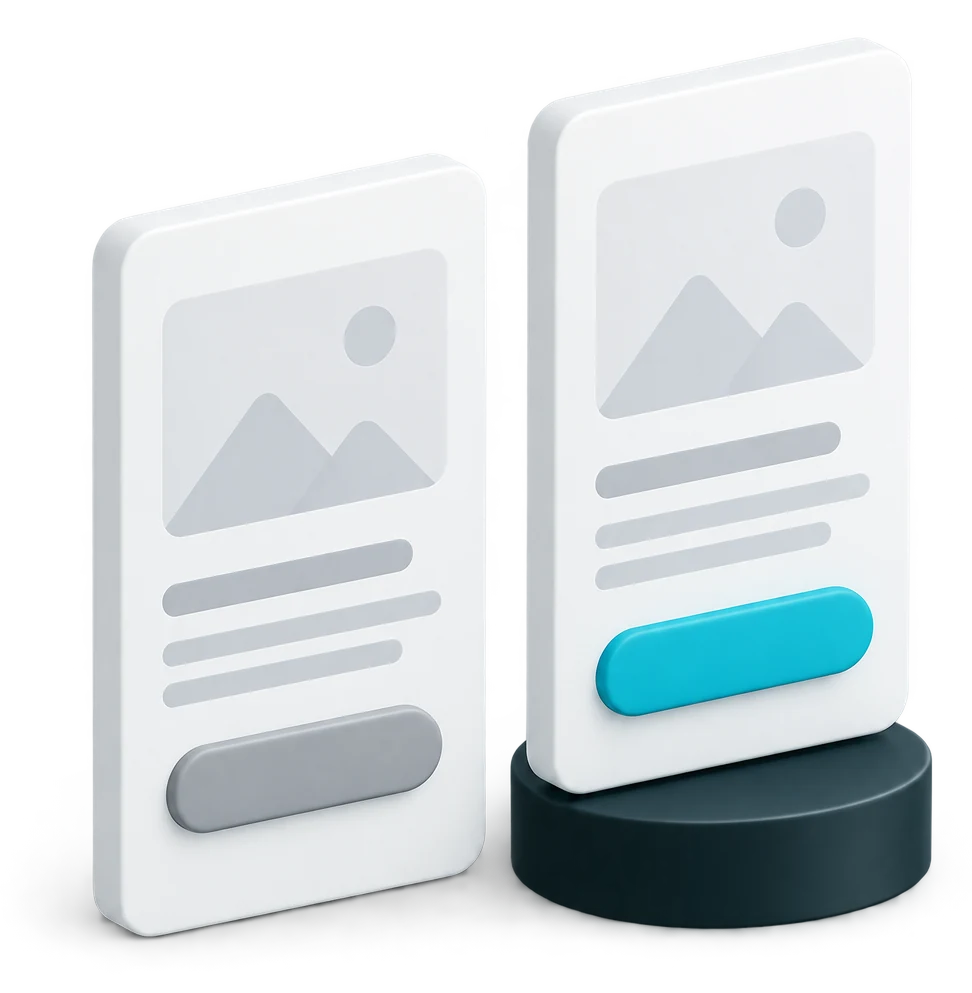 Test A/B entre dos versiones de una página